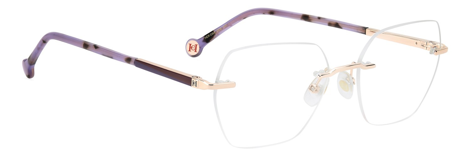 Occhiali da vista Carolina Herrera Her 0364 111737 DDB colore gold copper forma rettangolare 