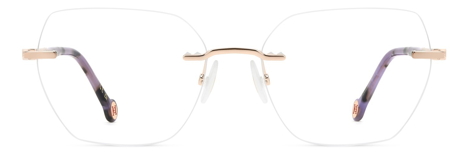 Occhiali da vista Carolina Herrera Her 0364 111737 DDB colore gold copper forma rettangolare 