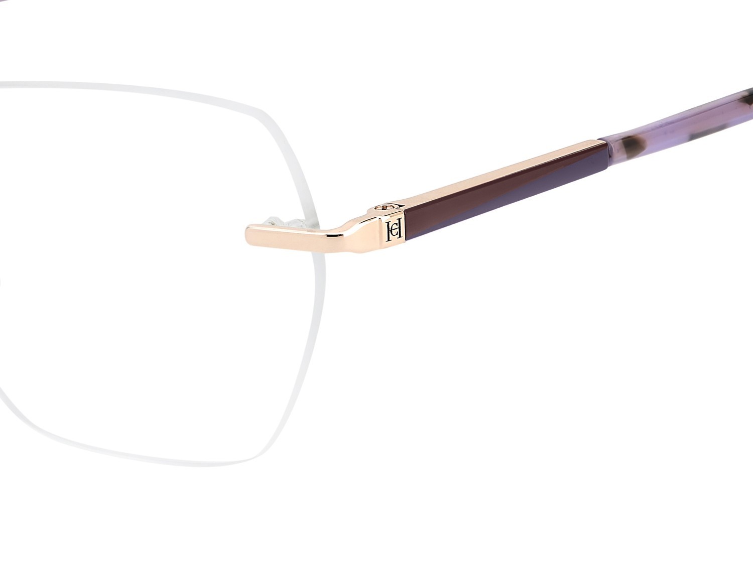 Occhiali da vista Carolina Herrera Her 0364 111737 DDB colore gold copper forma rettangolare 