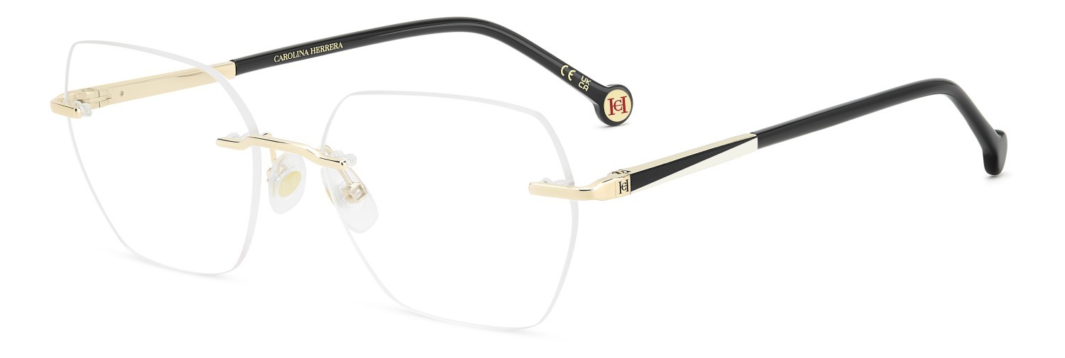 Occhiali da vista Carolina Herrera Her 0364 111737 J5G colore gold forma rettangolare 