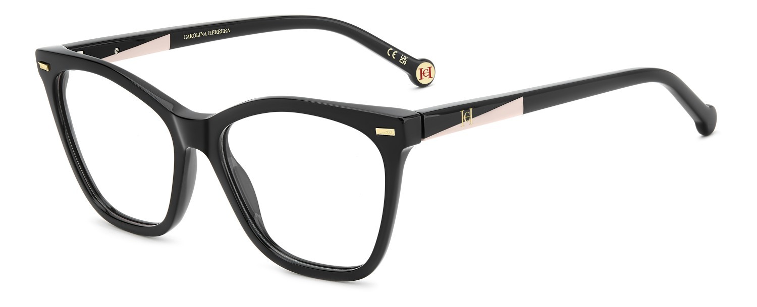 Occhiali da vista Carolina Herrera Her 0362 111738 807 colore black forma farfalla 