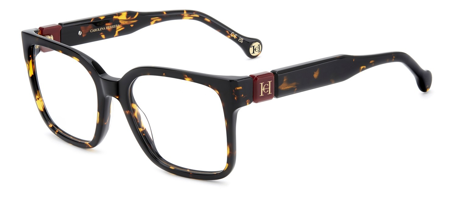 Occhiali da vista Carolina Herrera Her 0371 111739 086 colore havana forma quadrato 