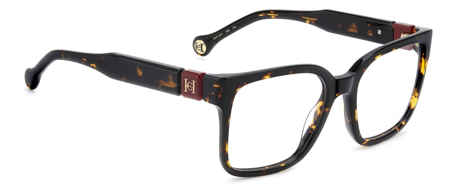 Occhiali da vista Carolina Herrera Her 0371 111739 086 colore havana forma quadrato 