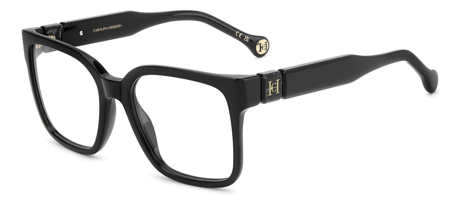 Occhiali da vista Carolina Herrera Her 0371 111739 807 colore black forma quadrato 