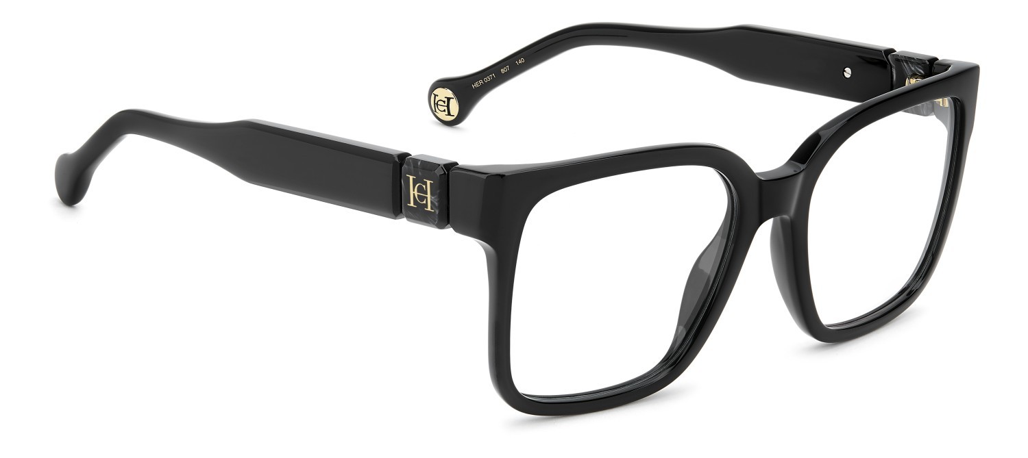 Occhiali da vista Carolina Herrera Her 0371 111739 807 colore black forma quadrato 