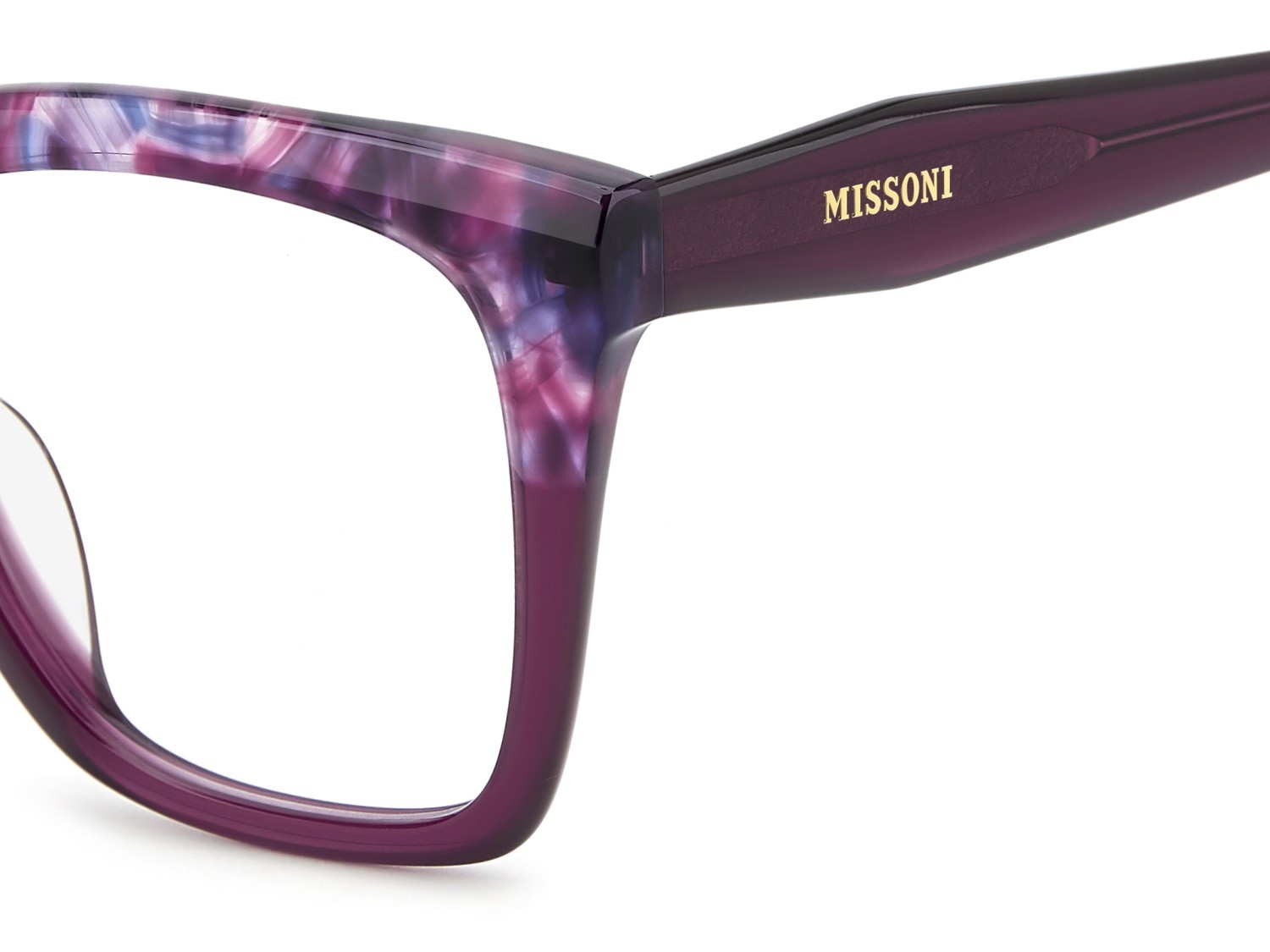 Eyeglasses Missoni Mis 0275/G 111741 HKZ color violet havana shape square 