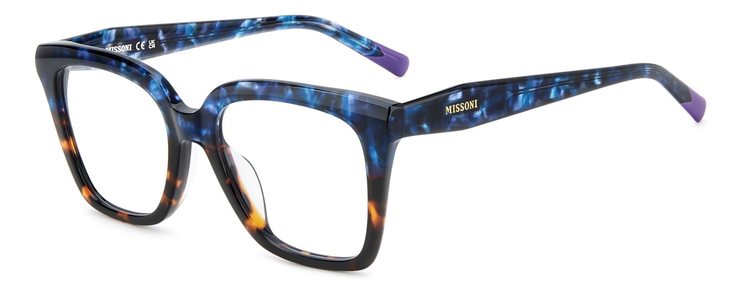 Occhiali da vista Missoni Mis 0275/G 111741 JBW colore blue havana forma quadrato 