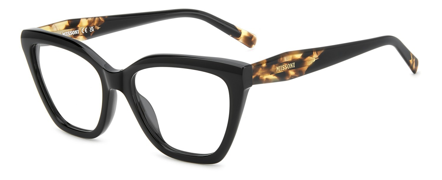 Occhiali da vista Missoni Mis 0274 111742 807 colore black forma cat eye 