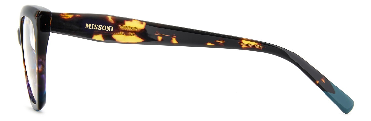 Eyeglasses Missoni Mis 0274 111742 HKZ color violet havana shape cat eye 