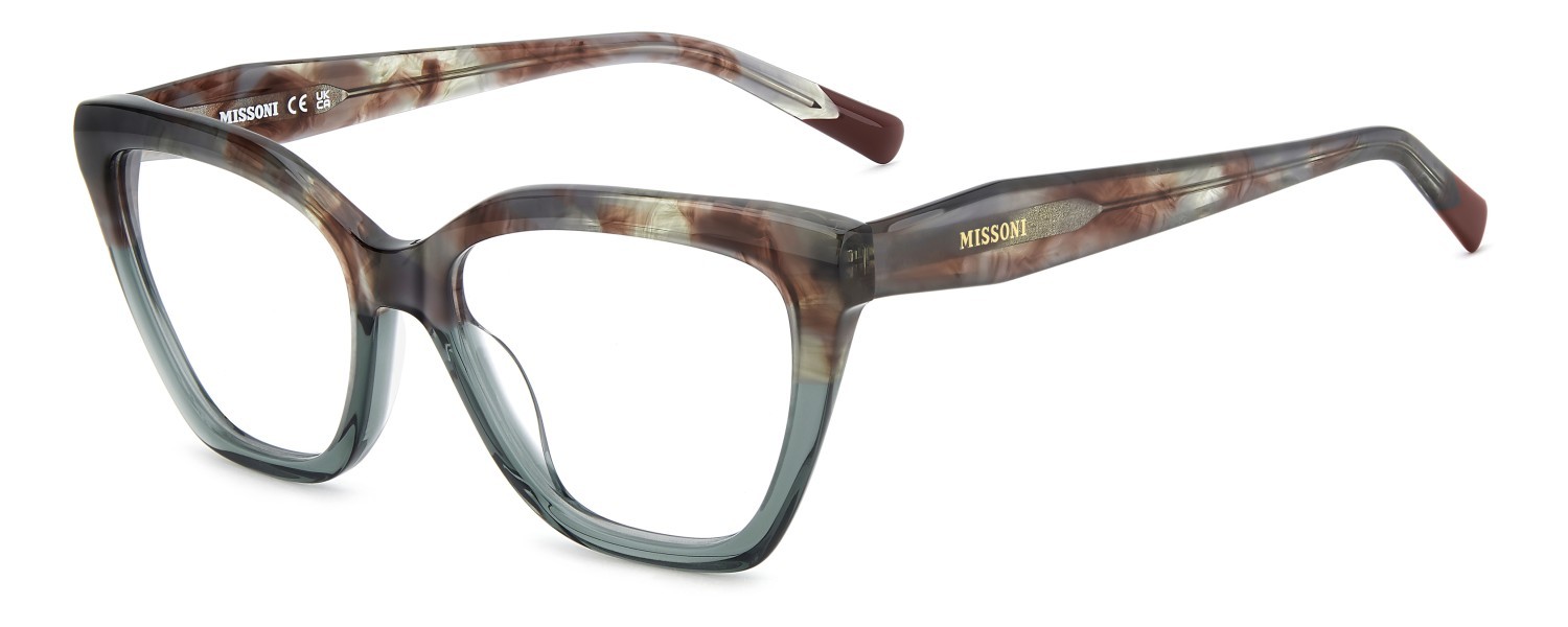 Occhiali da vista Missoni Mis 0274 111742 NE6 colore burgundy grey havana forma cat eye 