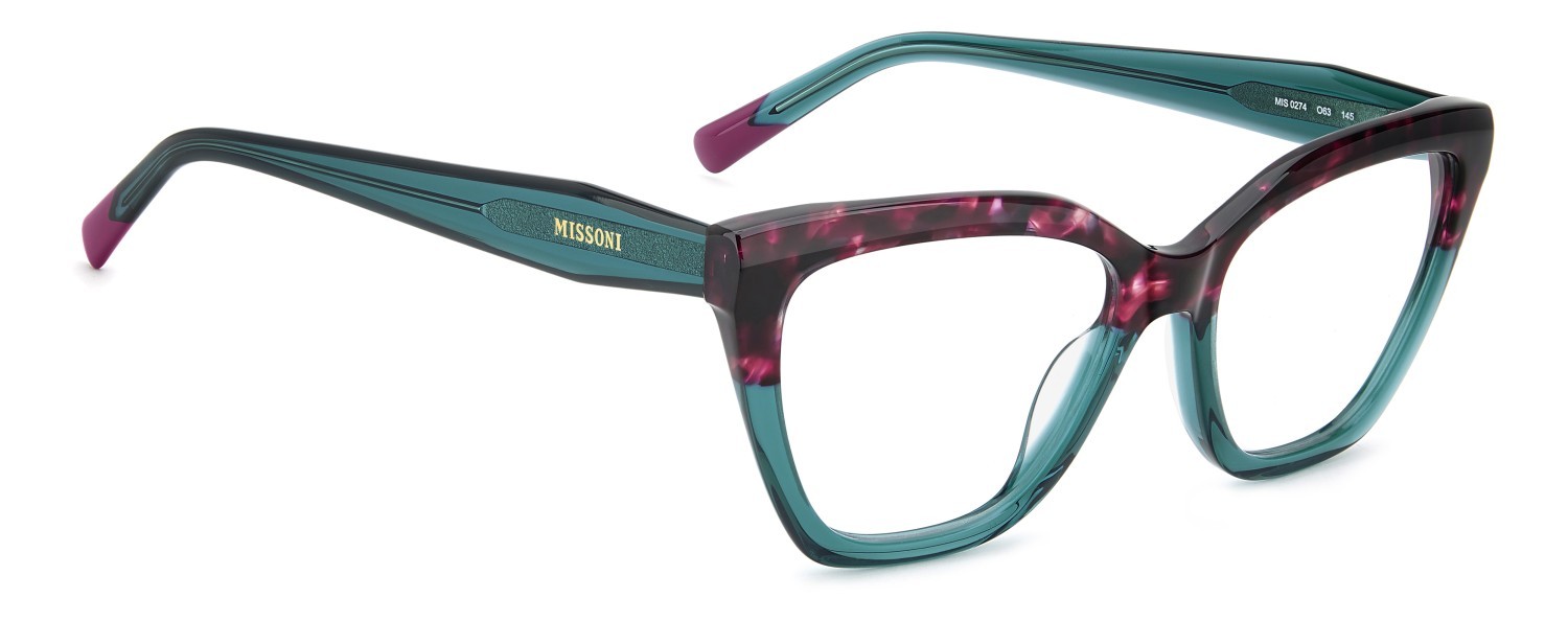 Brillen Missoni Mis 0274 111742 O63 farbe havana red form cat-eye 