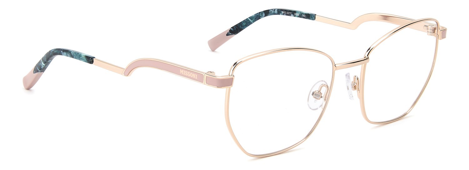Occhiali da vista Missoni Mis 0277 111743 DDB colore gold copper forma cat eye 