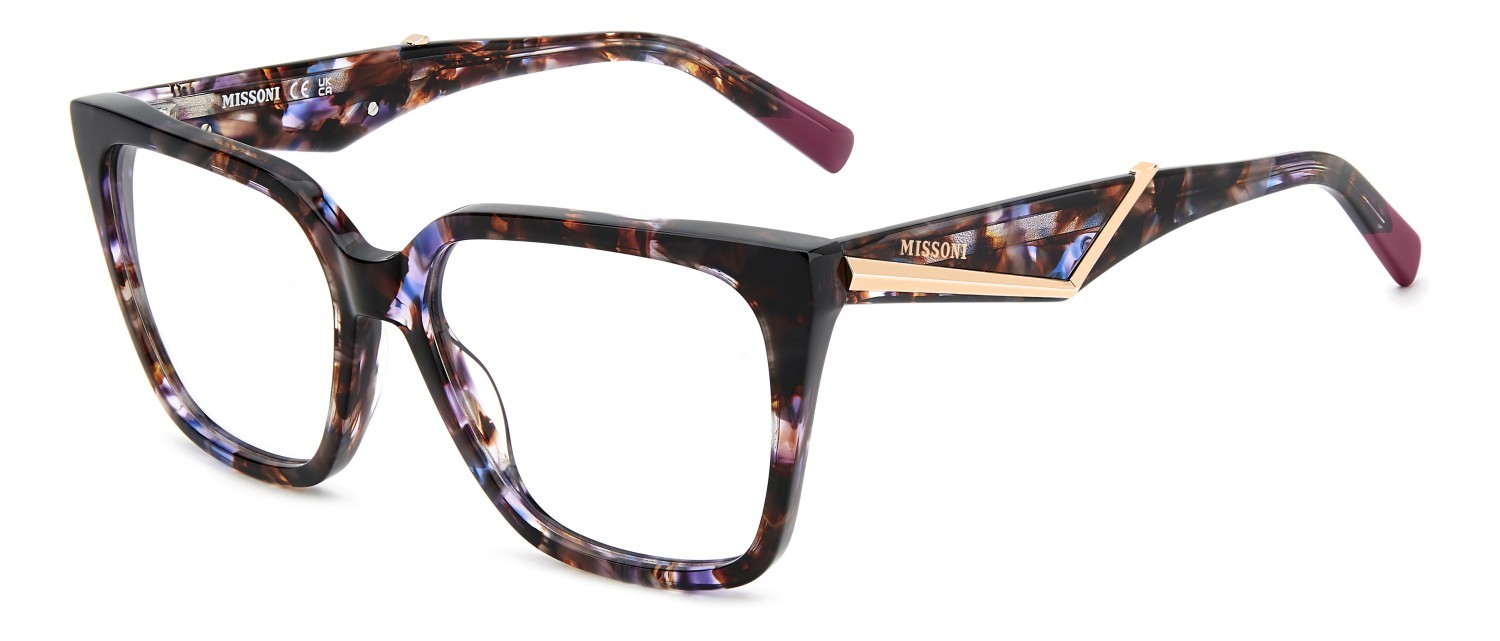 Occhiali da vista Missoni Mis 0269 111744 F7X colore violet havana brown forma quadrato 