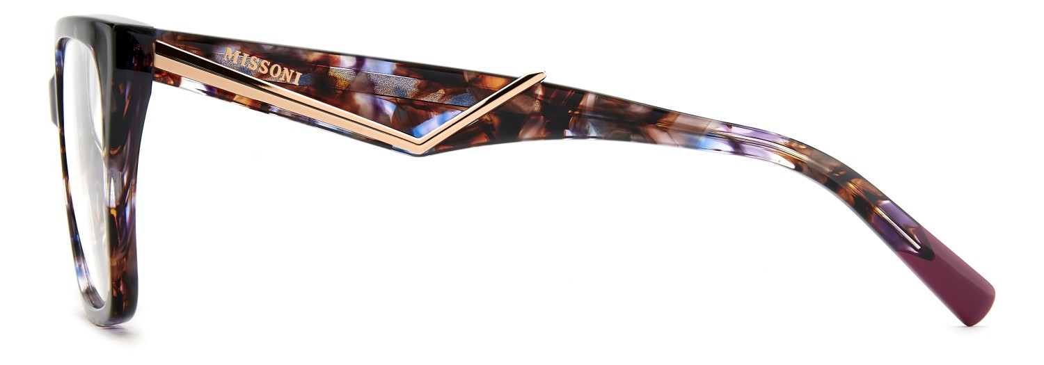 Occhiali da vista Missoni Mis 0269 111744 F7X colore violet havana brown forma quadrato 