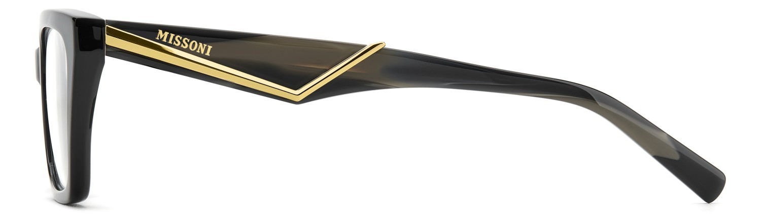 Eyeglasses Missoni Mis 0270 111745 807 color black shape rectangular 