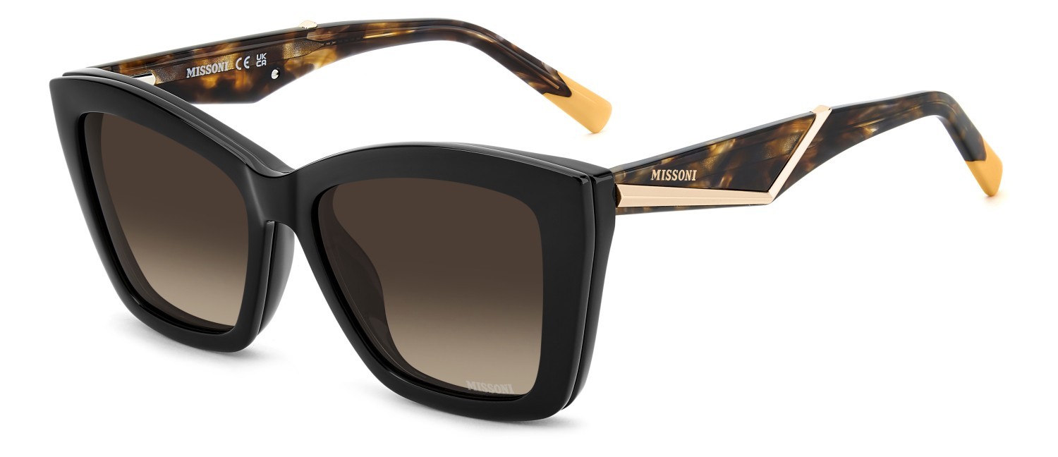 Occhiali da vista Missoni Mis 0271/C 111746 807 colore black forma cat eye lenti brown shaded polarized