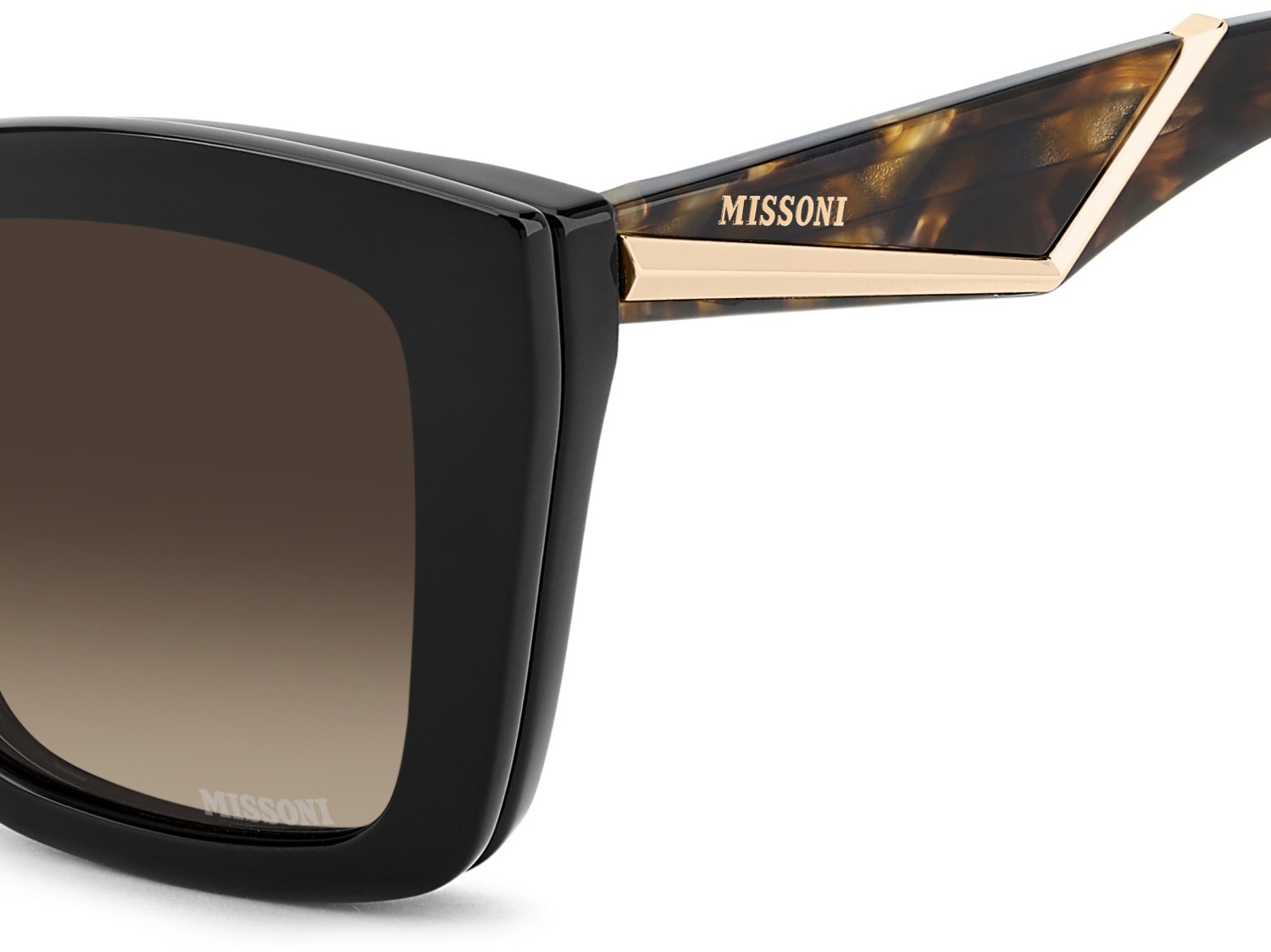Occhiali da vista Missoni Mis 0271/C 111746 807 colore black forma cat eye lenti brown shaded polarized