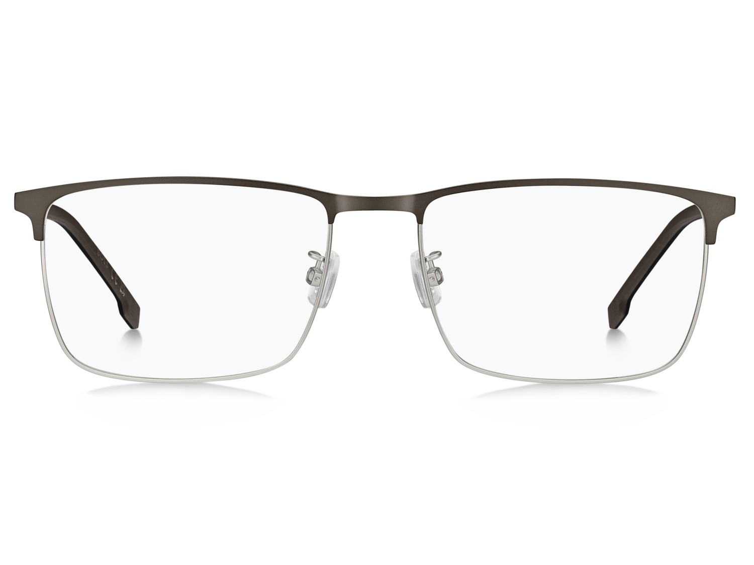 Eyeglasses Hugo Boss 1902/G 111747 AMC color matte brown palladium shape rectangle 