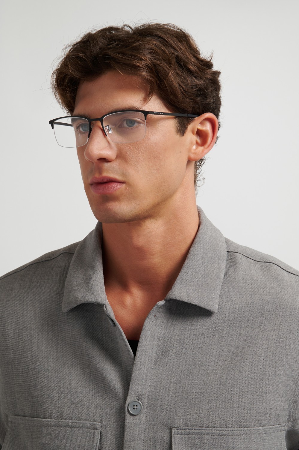 Occhiali da vista Hugo Boss 1903/G 111749 003 colore matte black forma rettangolare 
