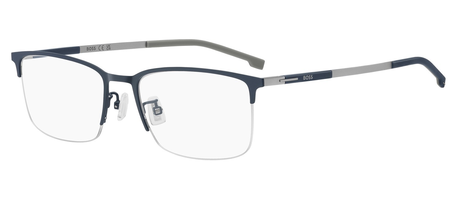 Occhiali da vista Hugo Boss 1903/G 111749 FLL colore matte blue forma rettangolare 