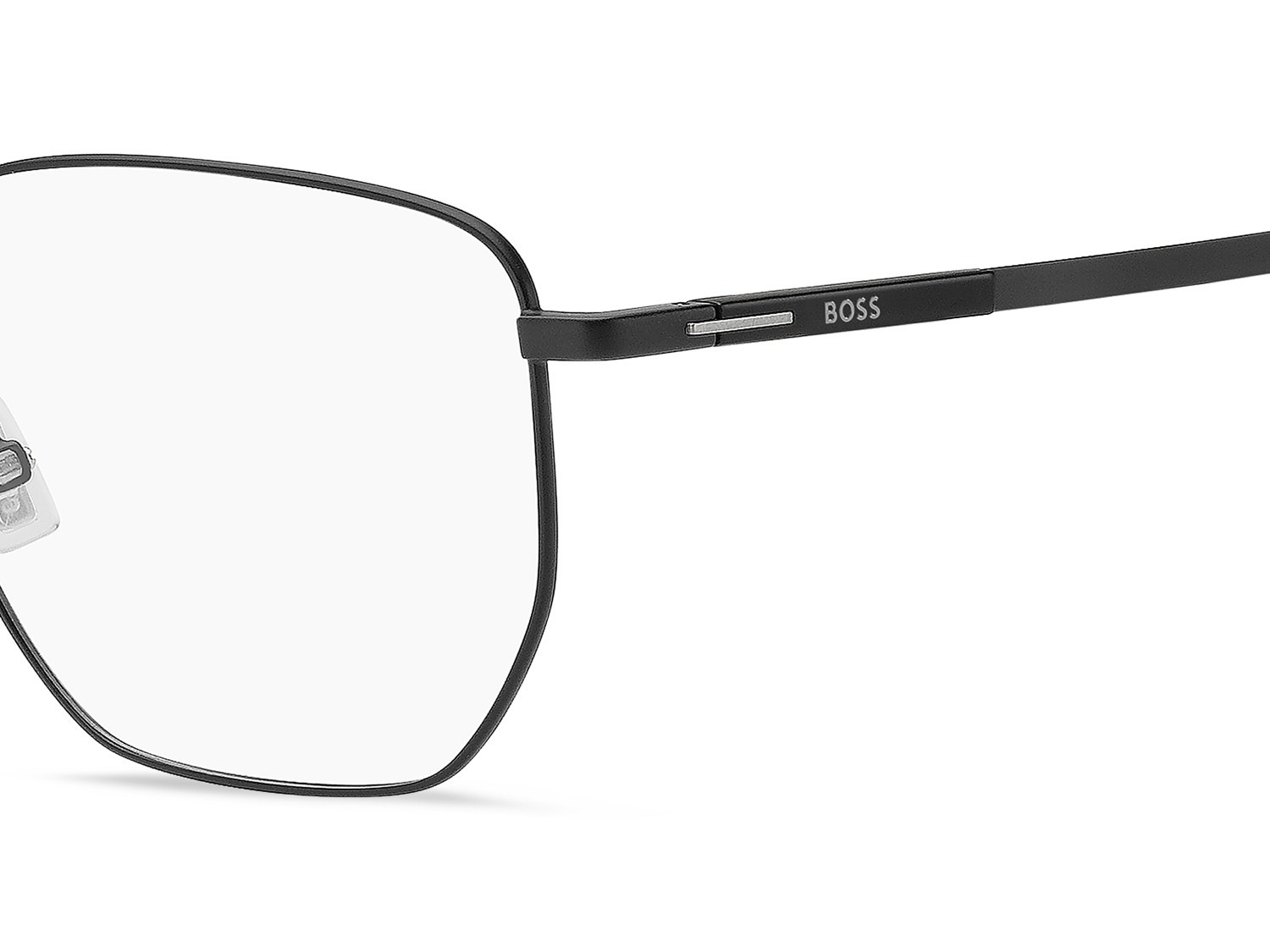 Eyeglasses Hugo Boss 1901 111750 003 color matte black shape rectangle 