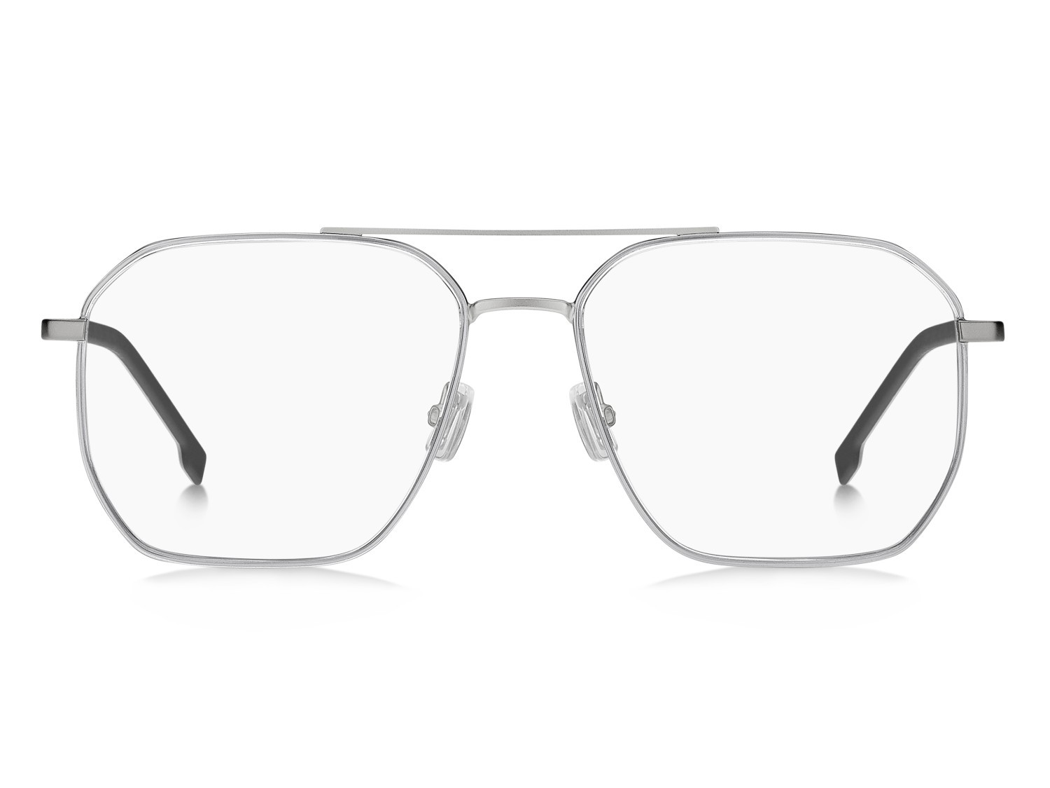 Eyeglasses Hugo Boss 1900 111751 IGK color matte palladium crystal shape square 