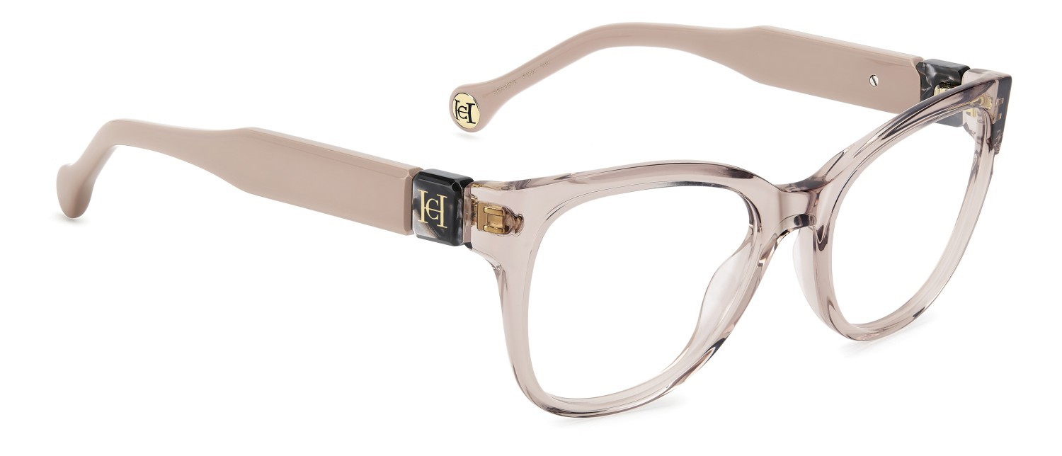 Eyeglasses Carolina Herrera Her 0372 111752 FWM color nude shape oval 