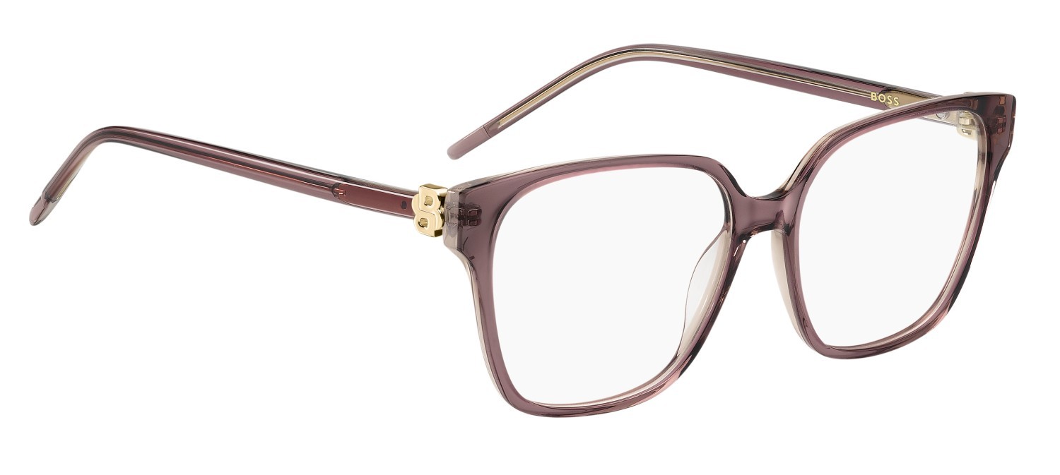 Brillen Hugo Boss 1940 111755 C19 farbe burgundy nude form quadratisch 