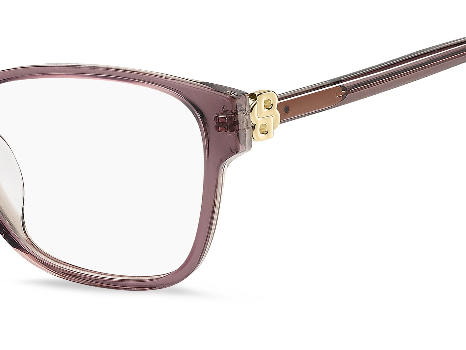 Brillen Hugo Boss 1942/G 111757 C19 farbe burgundy nude form rechteckig 