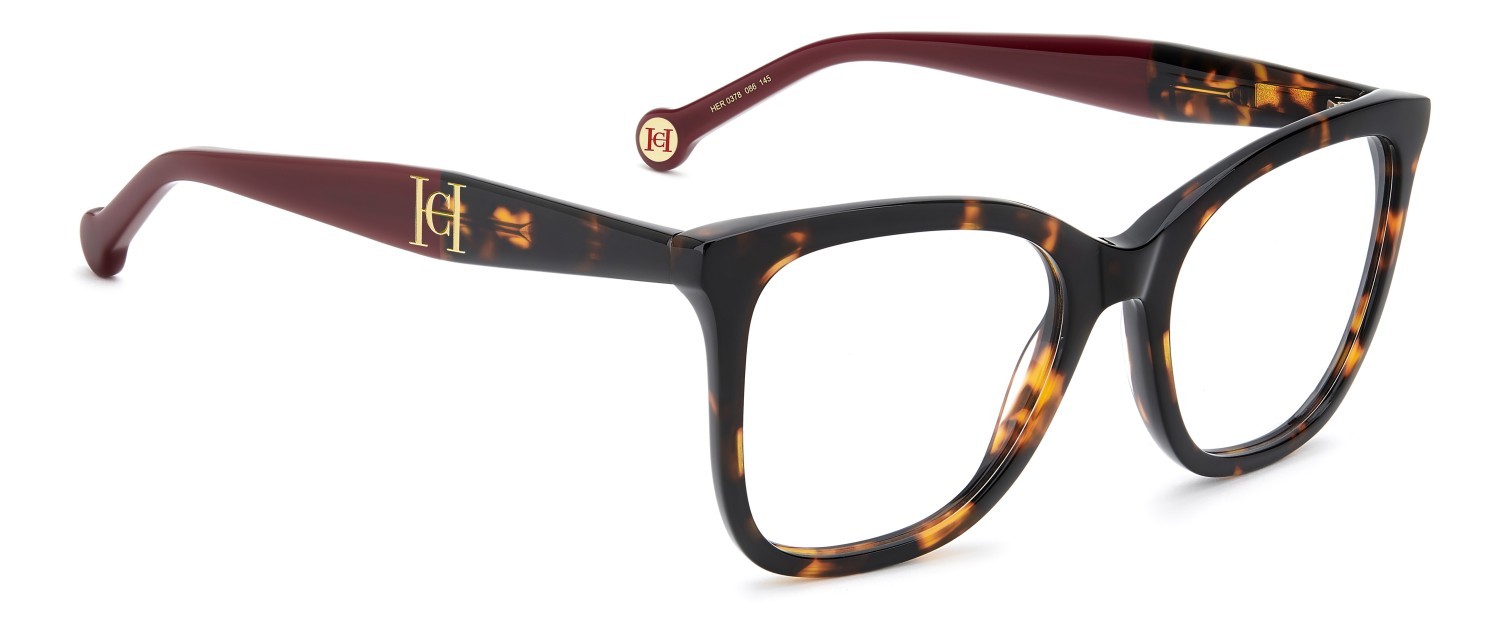 Occhiali da vista Carolina Herrera Her 0378 111759 086 colore havana forma rotondo 