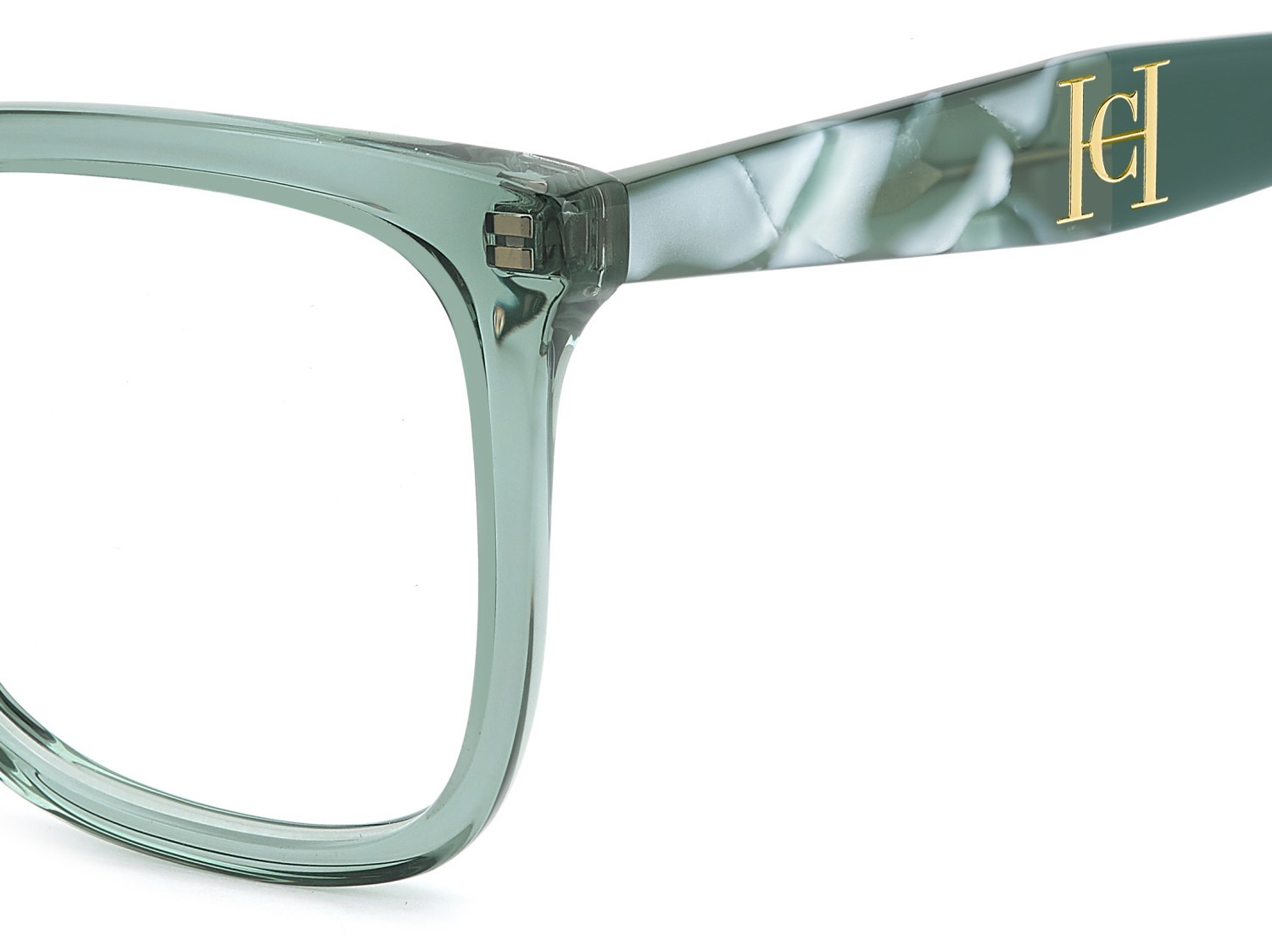 Occhiali da vista Carolina Herrera Her 0378 111759 6CR colore sage forma rotondo 