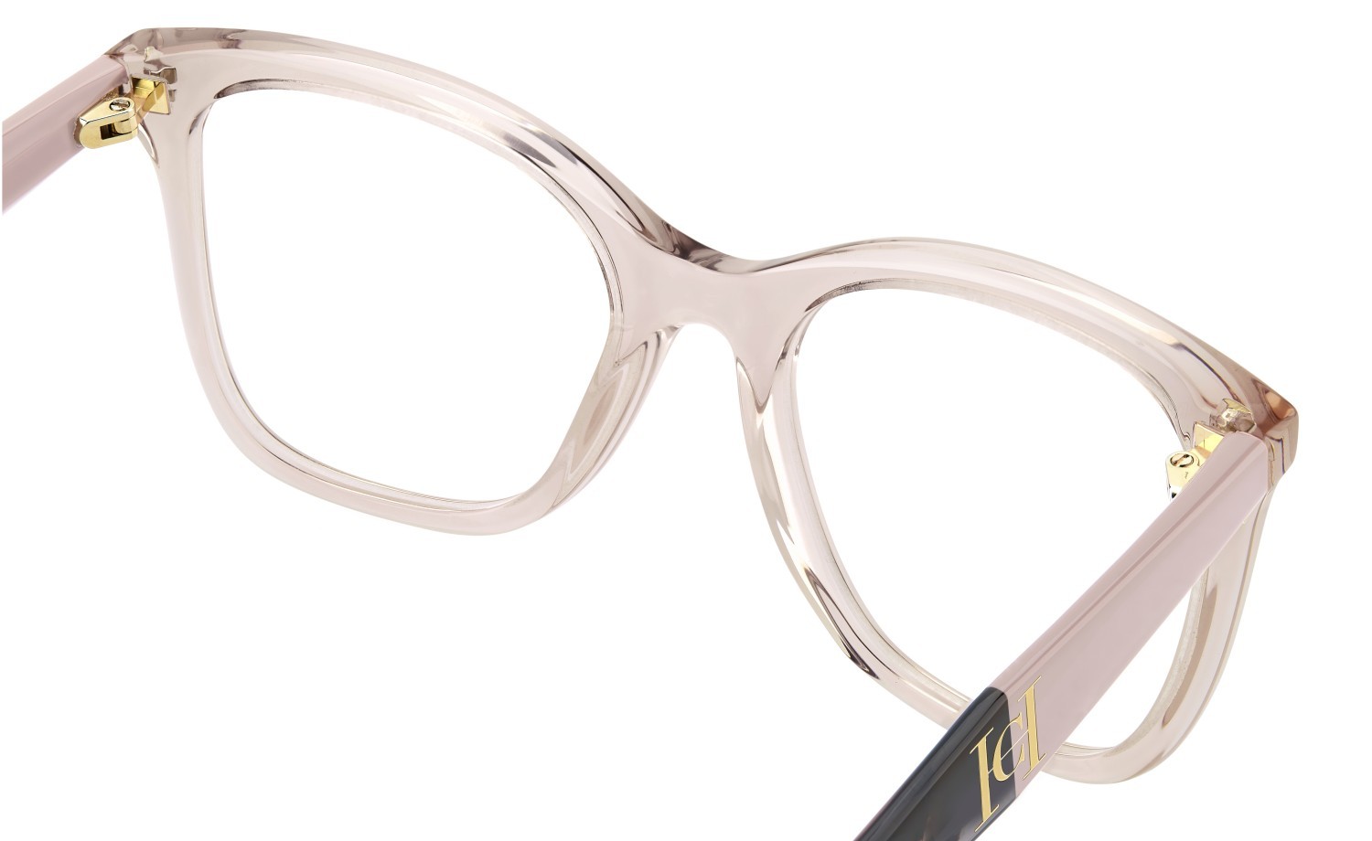 Eyeglasses Carolina Herrera Her 0378 111759 FWM color nude shape round 