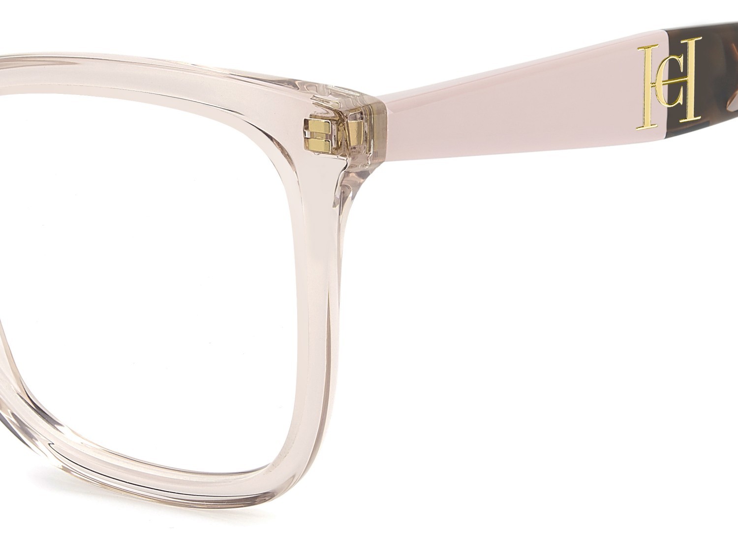 Eyeglasses Carolina Herrera Her 0378 111759 FWM color nude shape round 