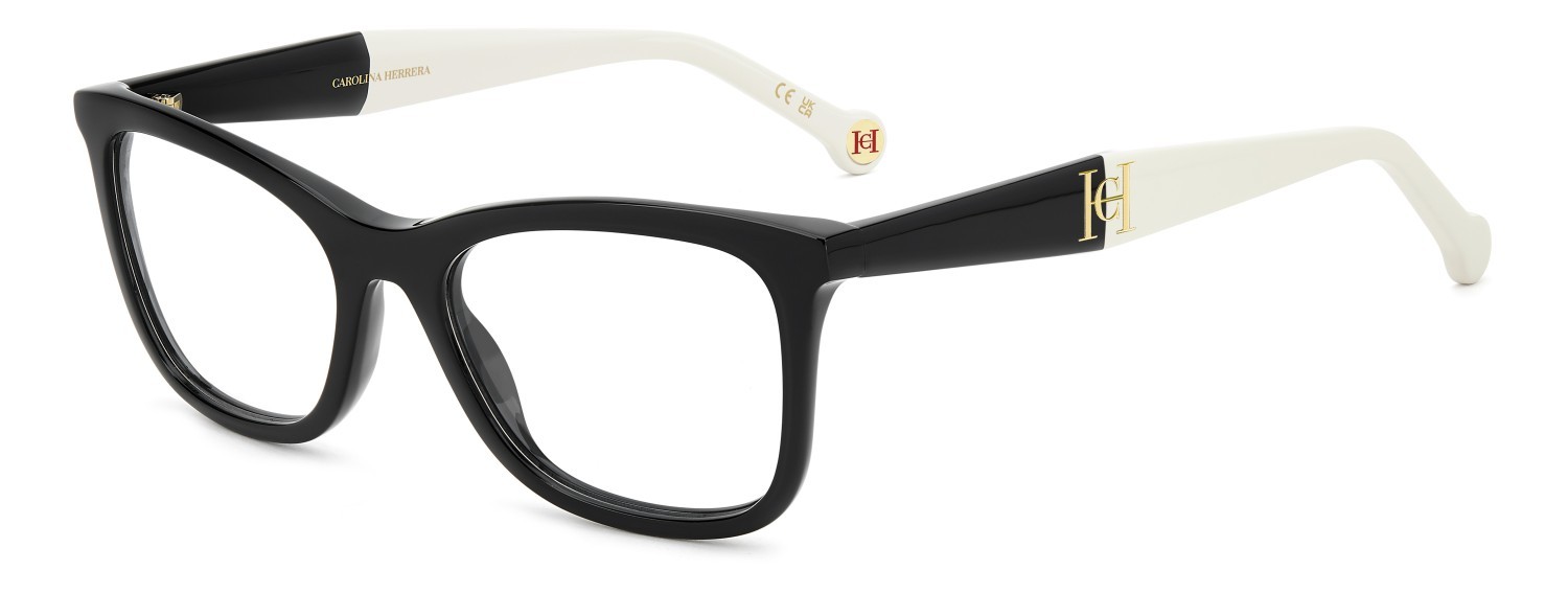 Occhiali da vista Carolina Herrera Her 0377 111760 80S colore black white forma rettangolare 