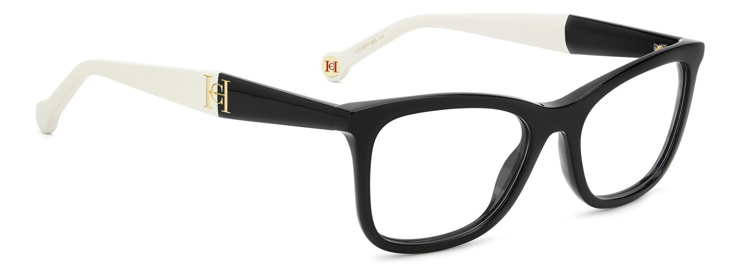 Occhiali da vista Carolina Herrera Her 0377 111760 80S colore black white forma rettangolare 