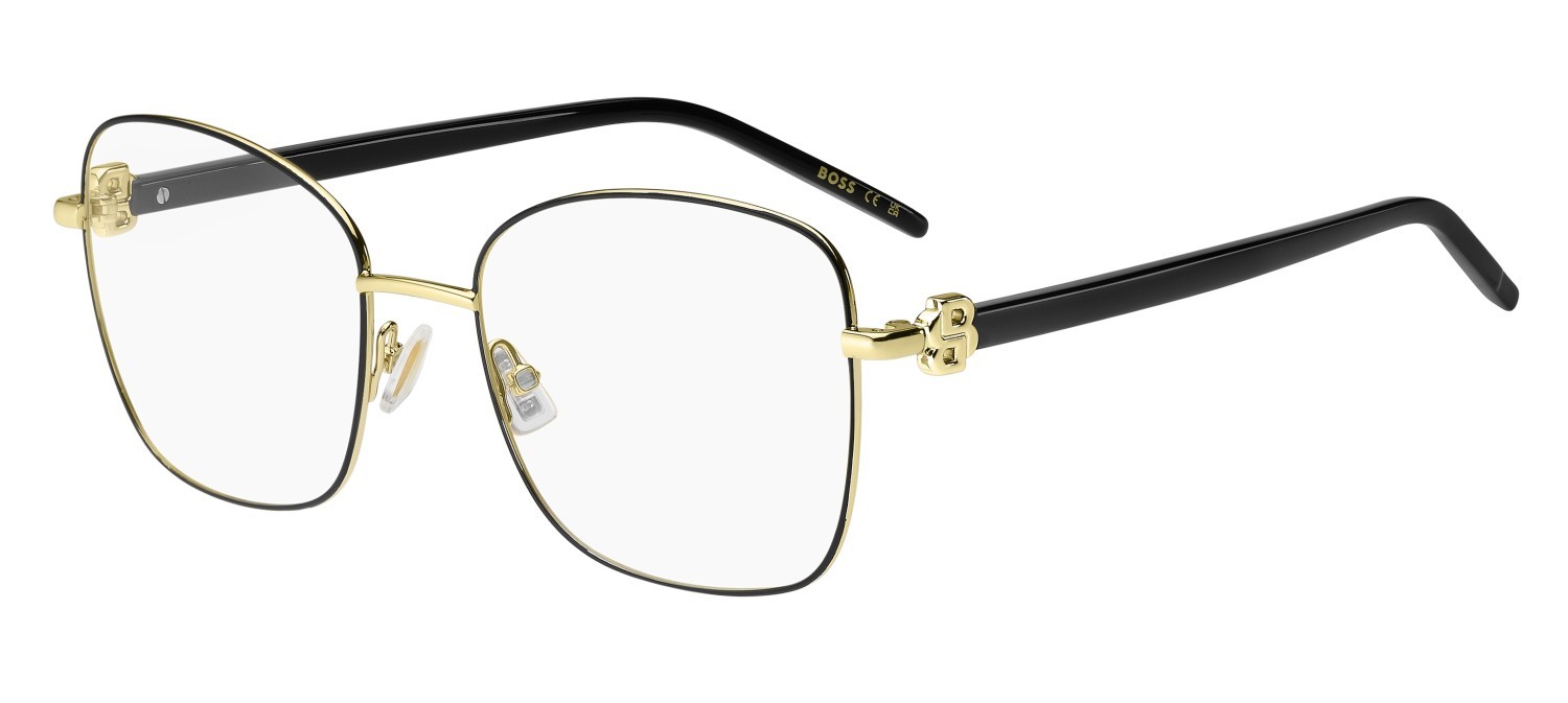 Brillen Hugo Boss 1943 111763 RHL farbe gold black 2 form quadratisch 