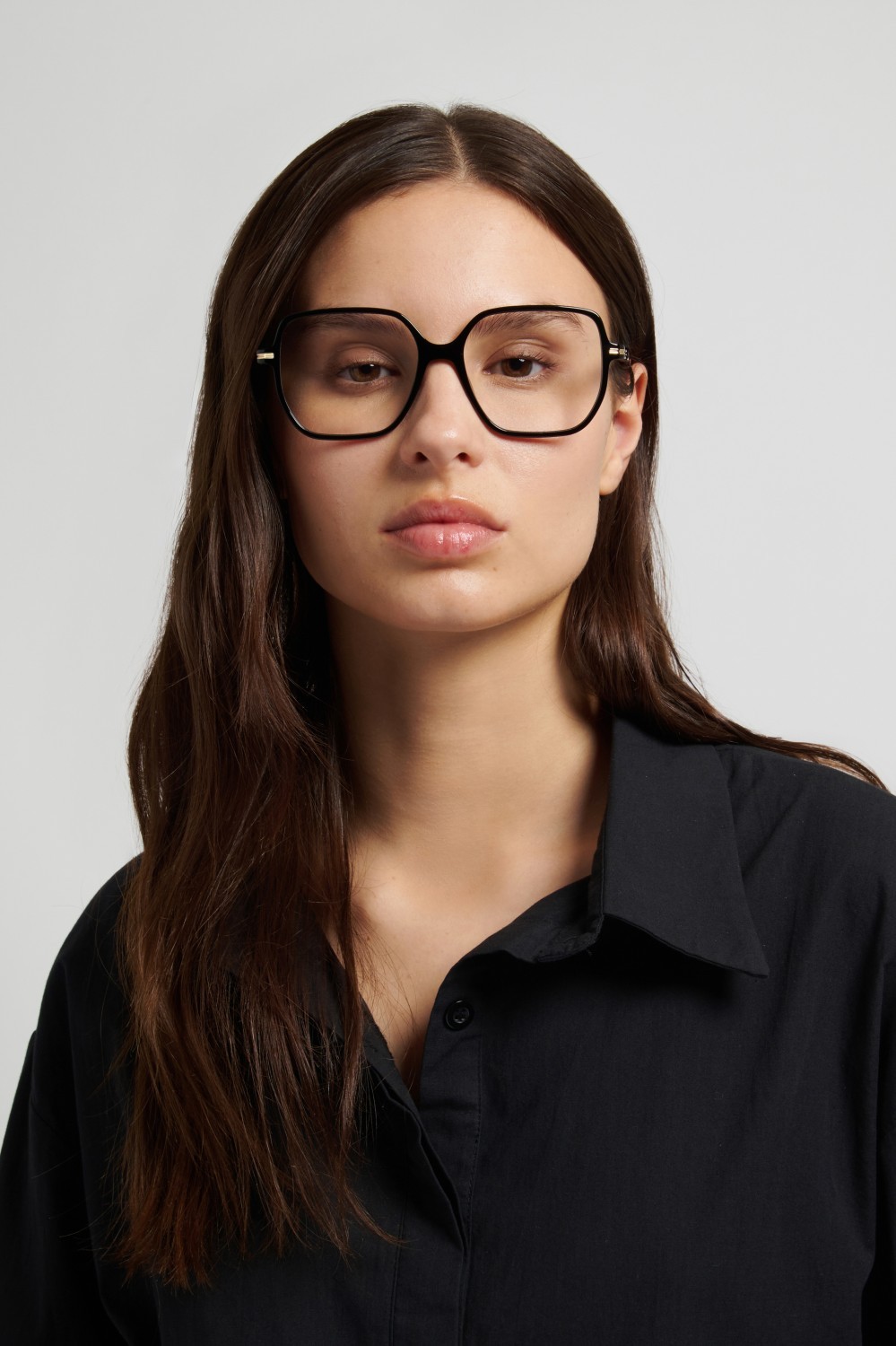 Eyeglasses Hugo Boss 1944 111764 807 color black shape square 