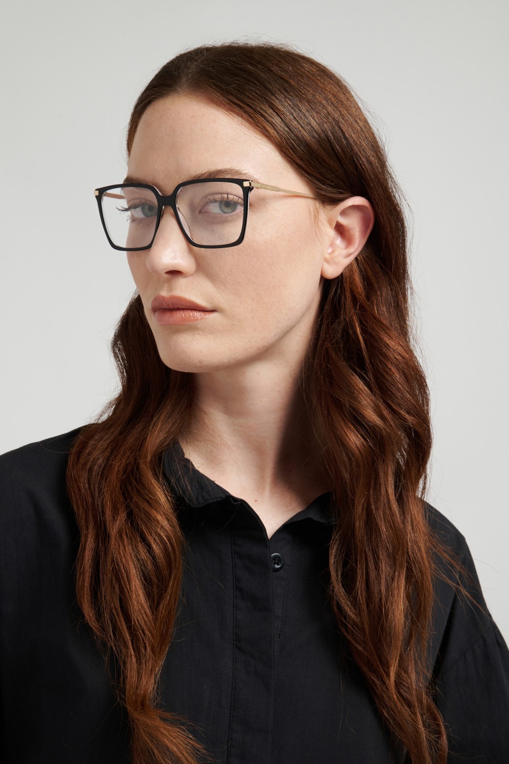 Occhiali da vista Hugo Boss 1949 111767 EI7 colore black crystal 2 forma rettangolare 