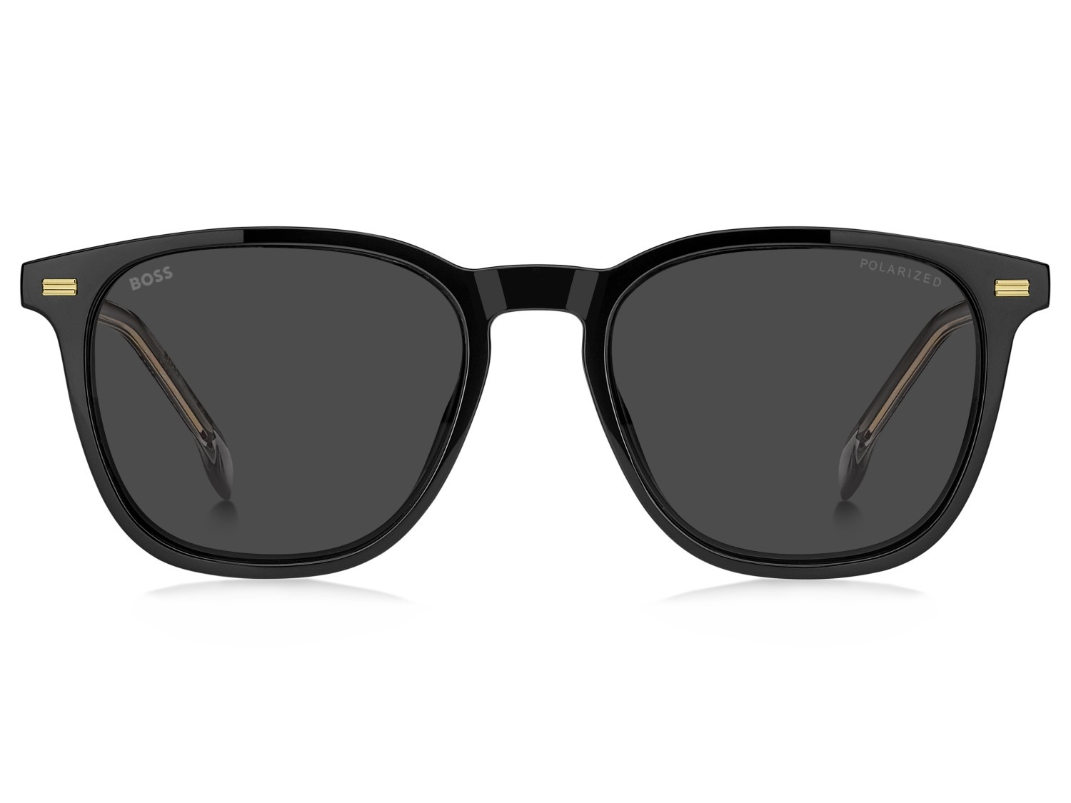 Eyeglasses Hugo Boss 1882/G 111770 08A color black grey shape pantos lenses grey polarized