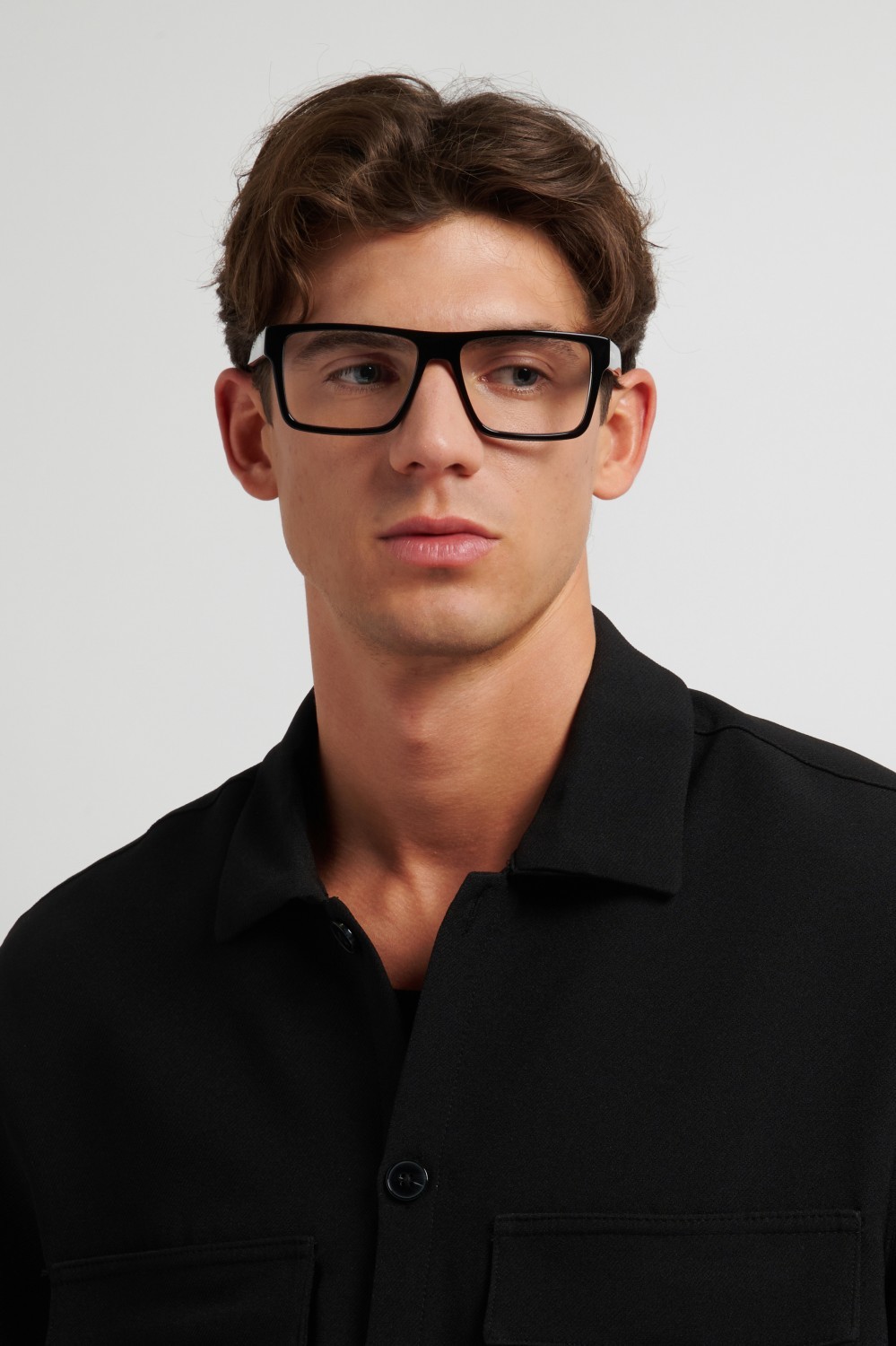 Eyeglasses Hugo Boss 1897 111772 807 color black shape rectangle 