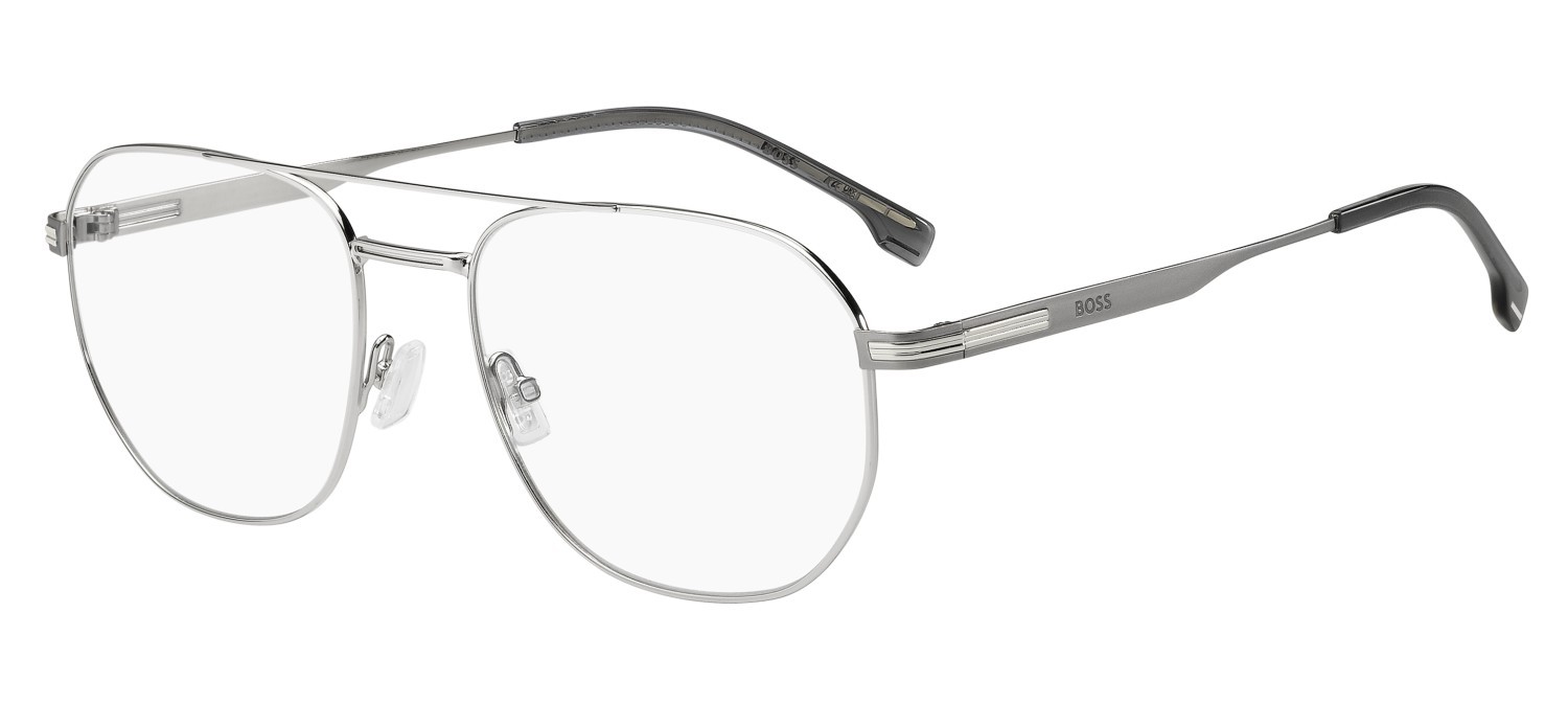 Eyeglasses Hugo Boss 1892 111774 010 color palladium shape round 