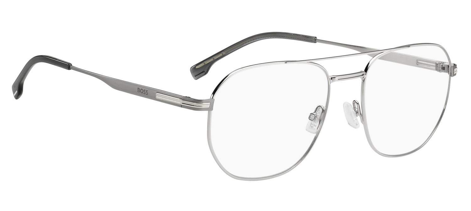 Eyeglasses Hugo Boss 1892 111774 010 color palladium shape round 