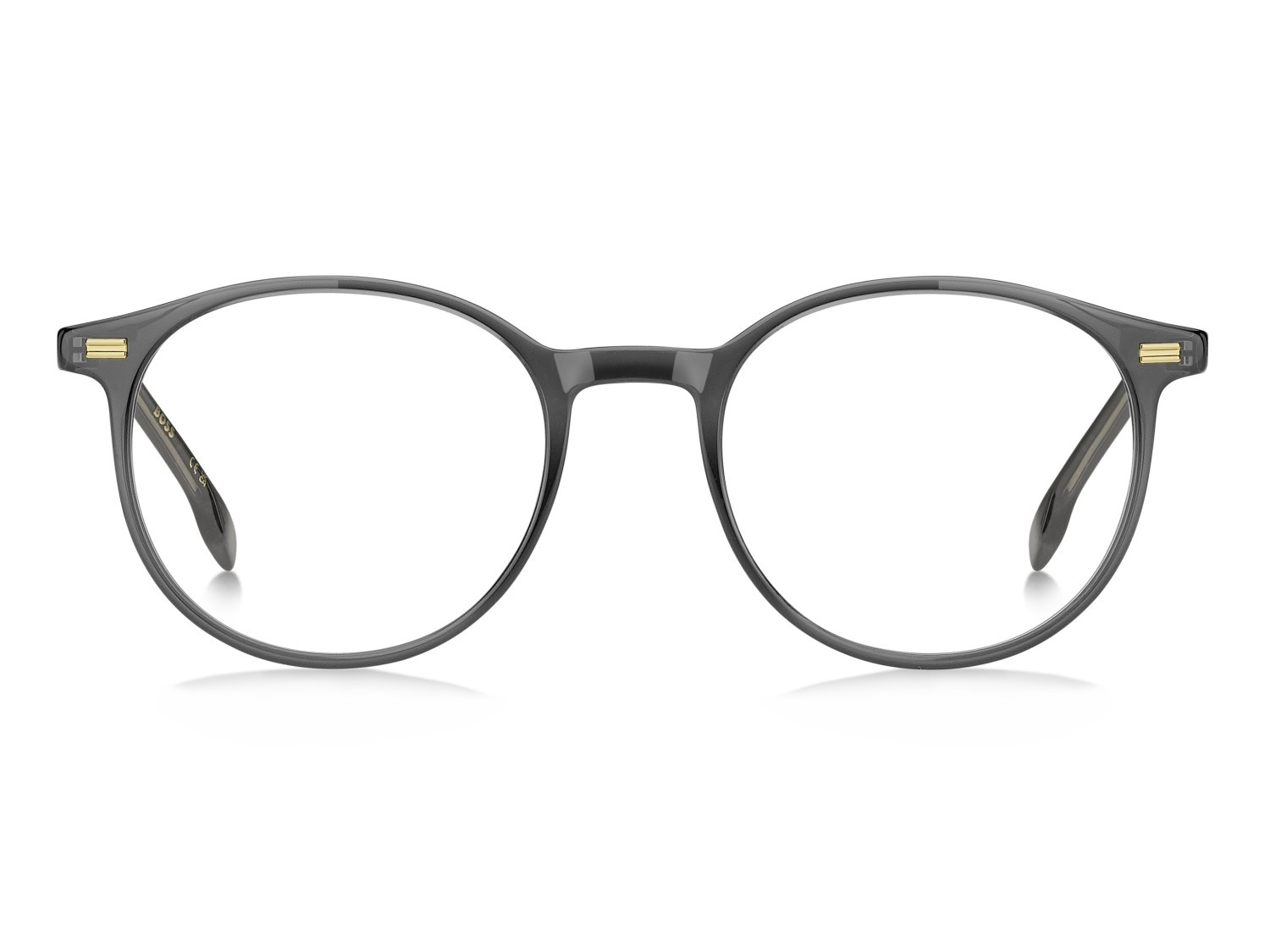 Eyeglasses Hugo Boss 1885 111775 KAC color shaded grey texture transparent gre shape pantos 