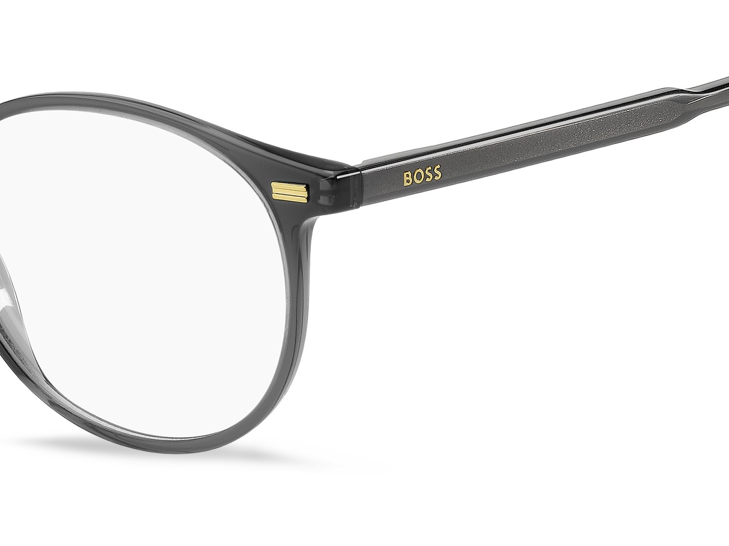 Eyeglasses Hugo Boss 1885 111775 KAC color shaded grey texture transparent gre shape pantos 