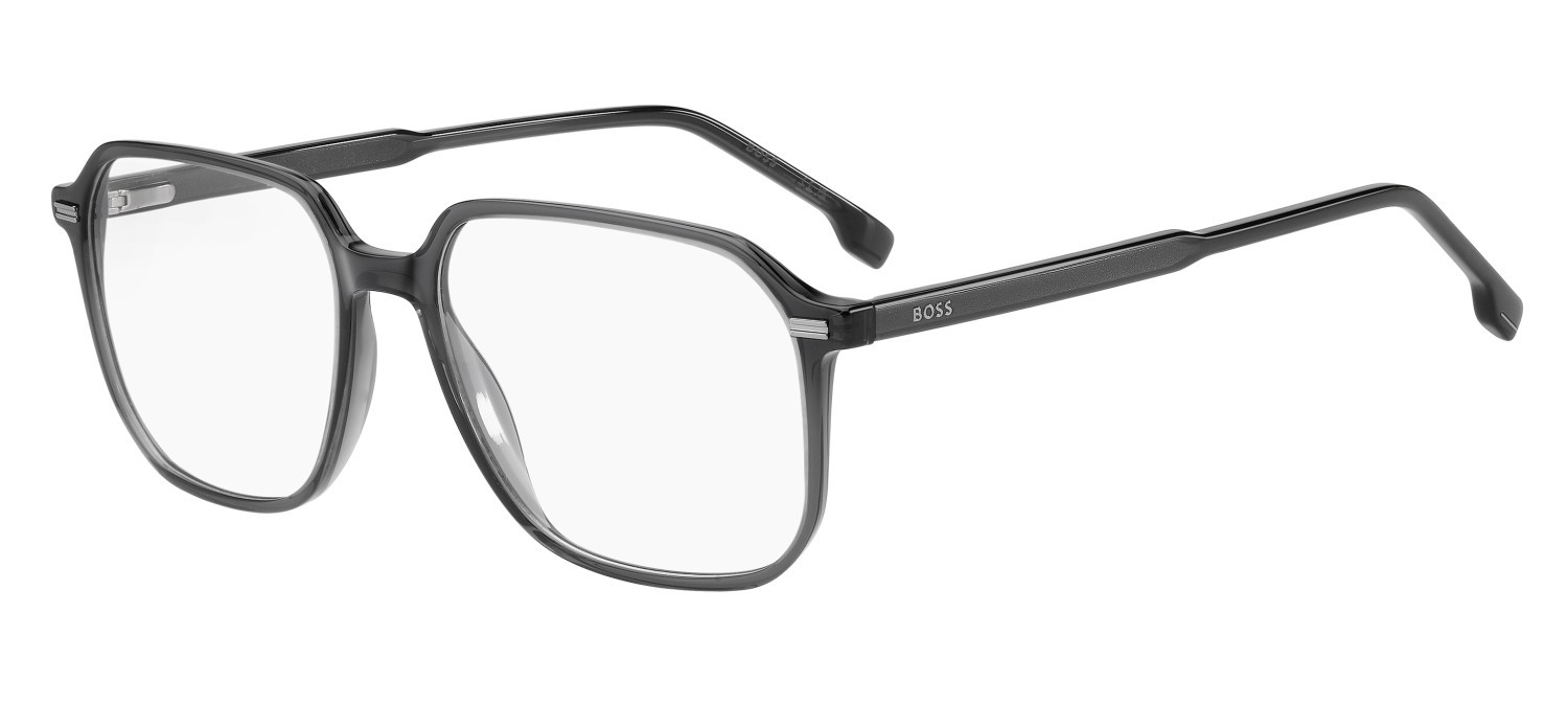 Occhiali da vista Hugo Boss 1883 111776 KAC colore shaded grey texture transparent gre forma quadrato 