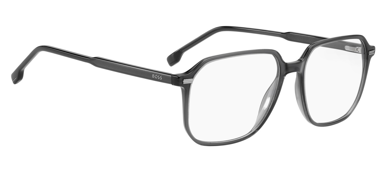 Occhiali da vista Hugo Boss 1883 111776 KAC colore shaded grey texture transparent gre forma quadrato 