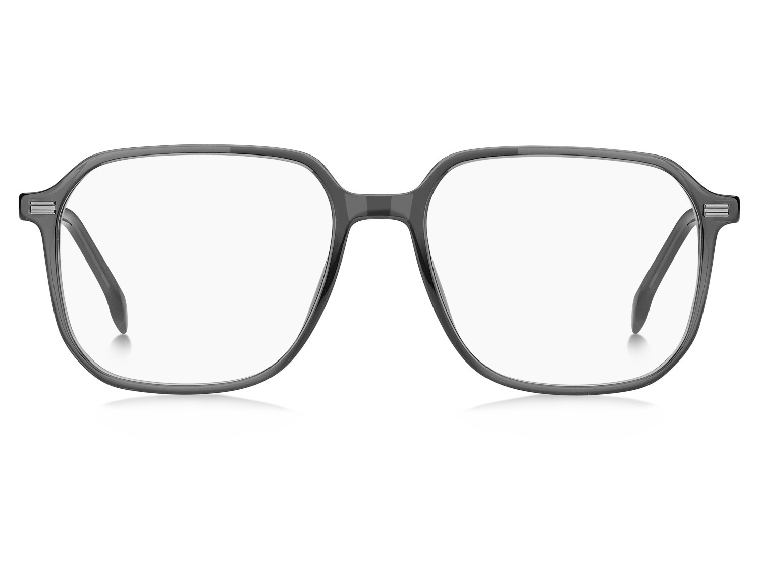 Occhiali da vista Hugo Boss 1883 111776 KAC colore shaded grey texture transparent gre forma quadrato 