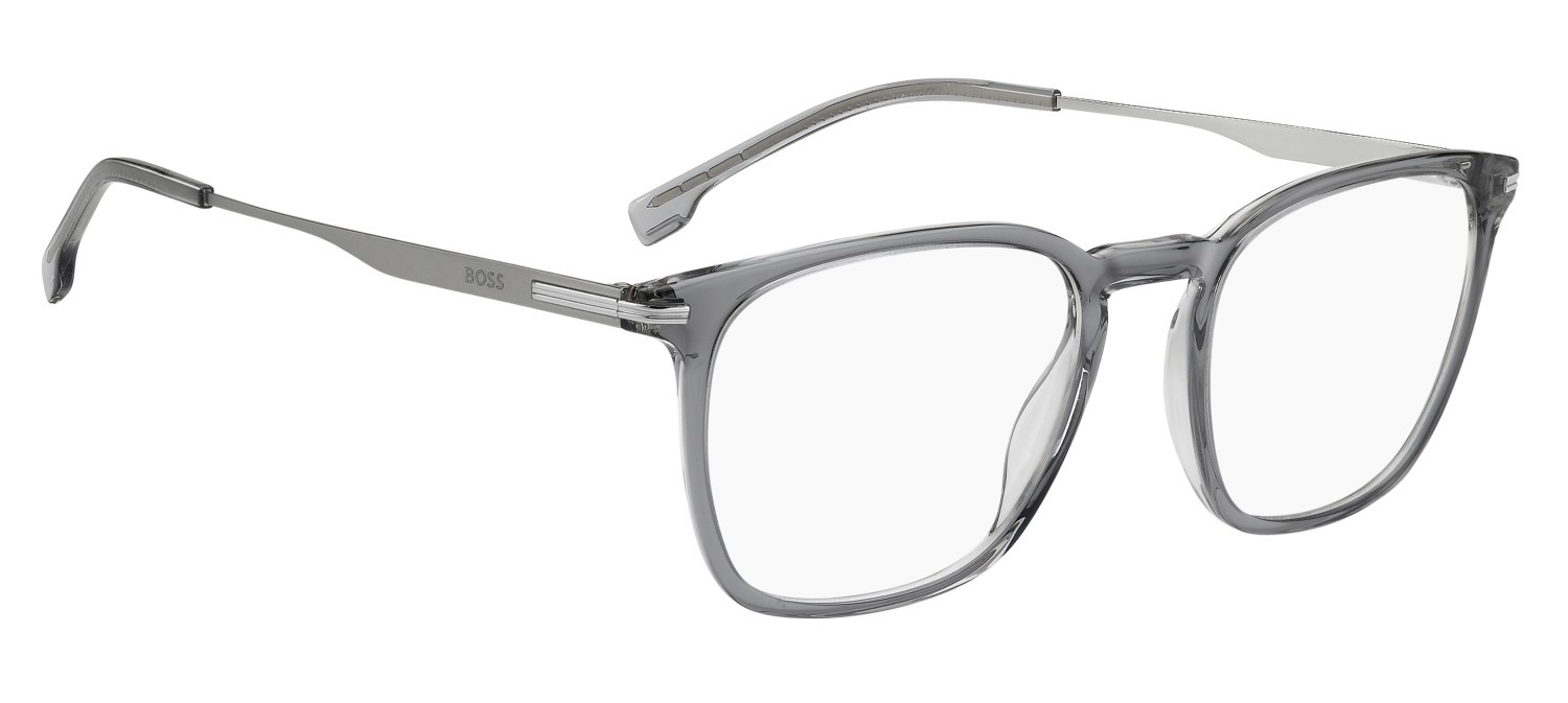 Eyeglasses Hugo Boss 1889 111778 FX8 color grey palladium shape square 