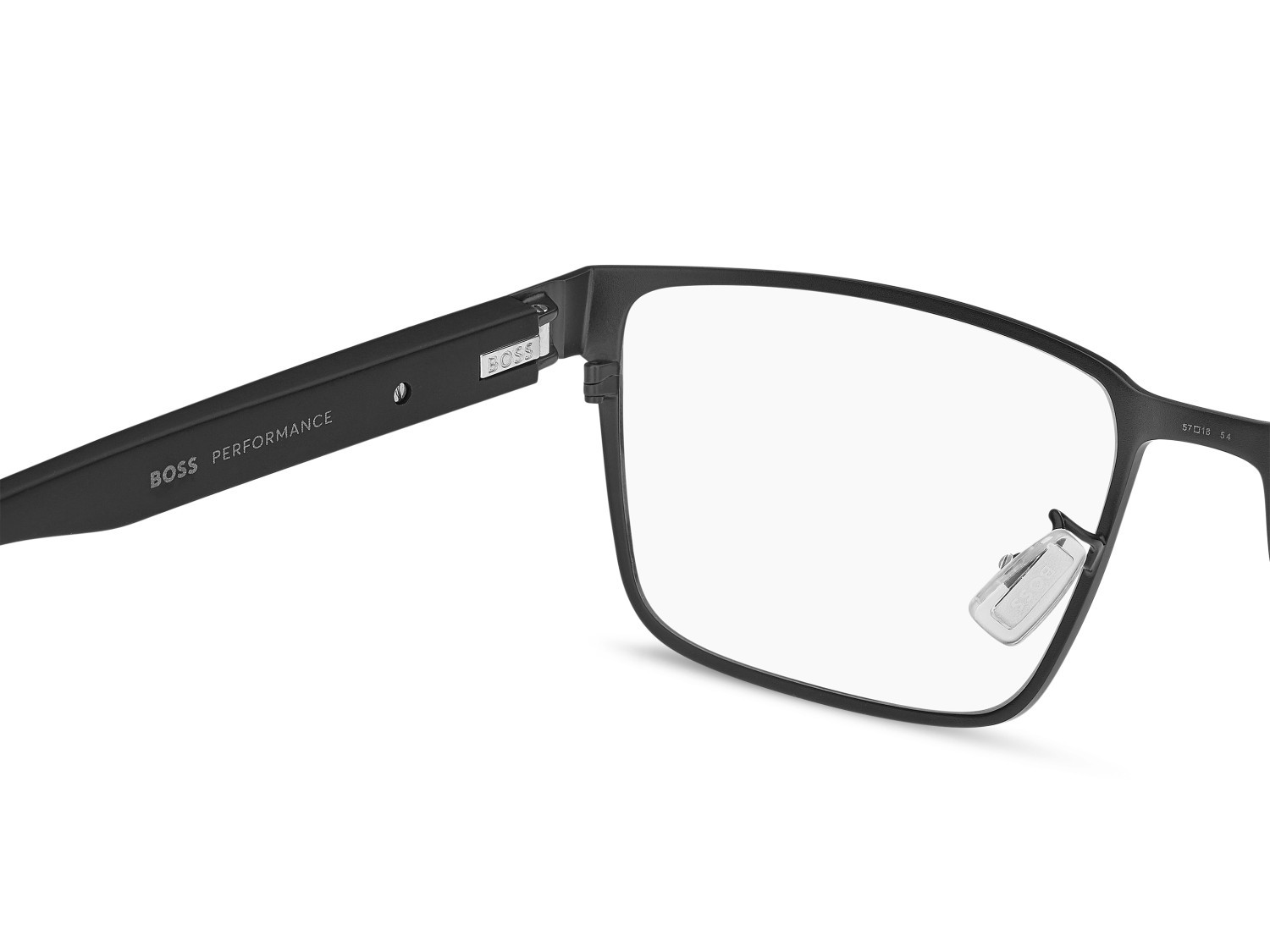Eyeglasses Hugo Boss 1912/G 111785 003 color matte black shape rectangle 