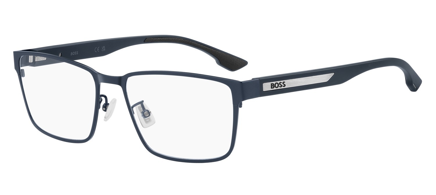 Brillen Hugo Boss 1912/G 111785 FLL farbe matte blue form rechteckig 